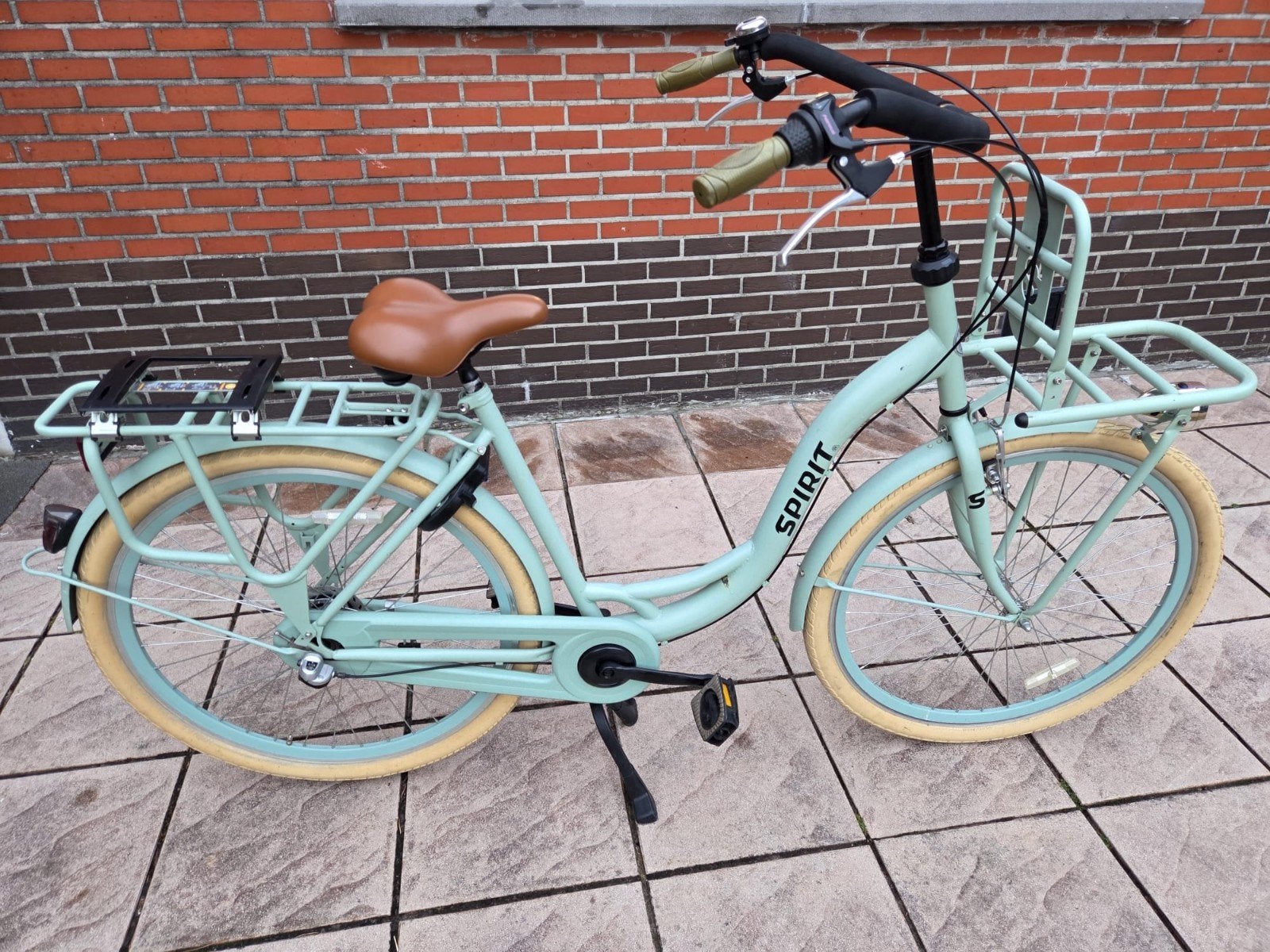 moederfiets spirit, Fietsen en Brommers, Ophalen of Verzenden, Dubbele standaard