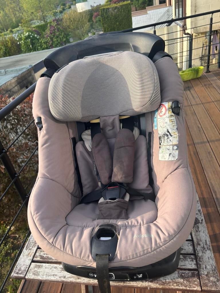 Siège auto Maxi-Cosi Axissfix pivotant à 360 degrés, Enfants & Bébés, Sièges auto, 0 à 18 kg, Mode veille, Enlèvement, Utilisé