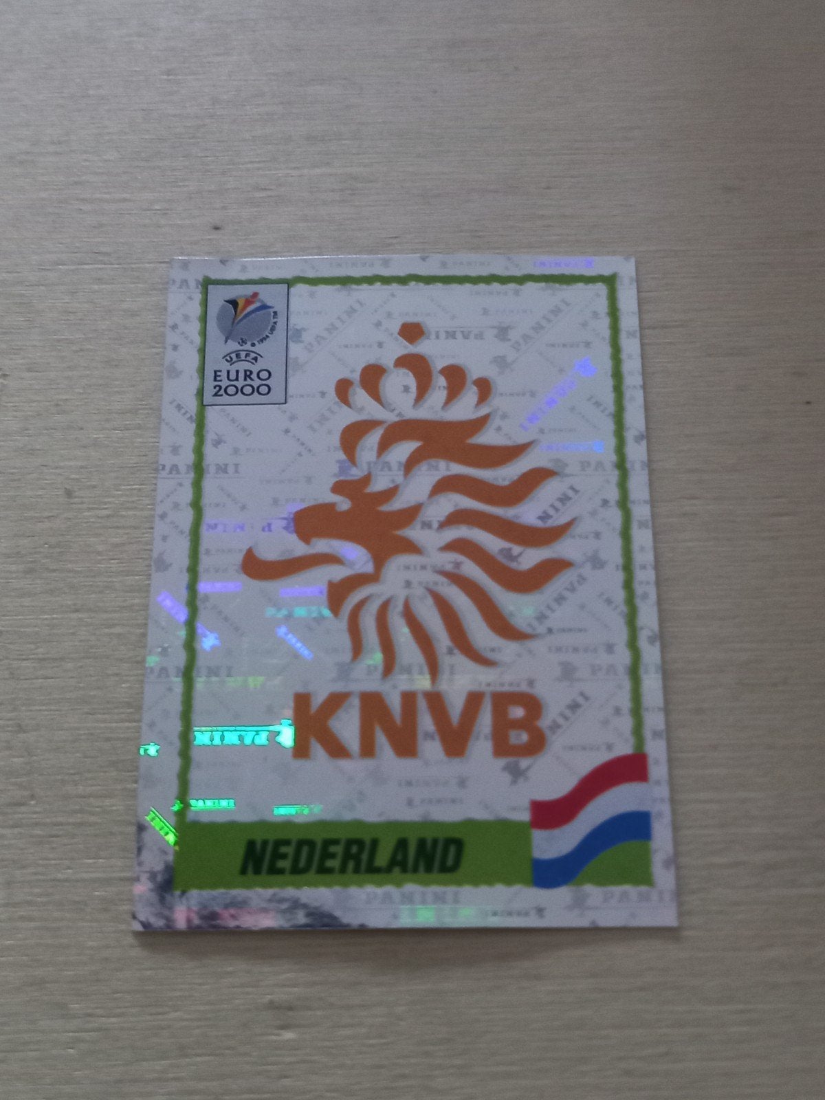 Panini Euro 2000 -N 271 - Badge Pays-Bas, Enlèvement ou Envoi, Neuf, Autocollant