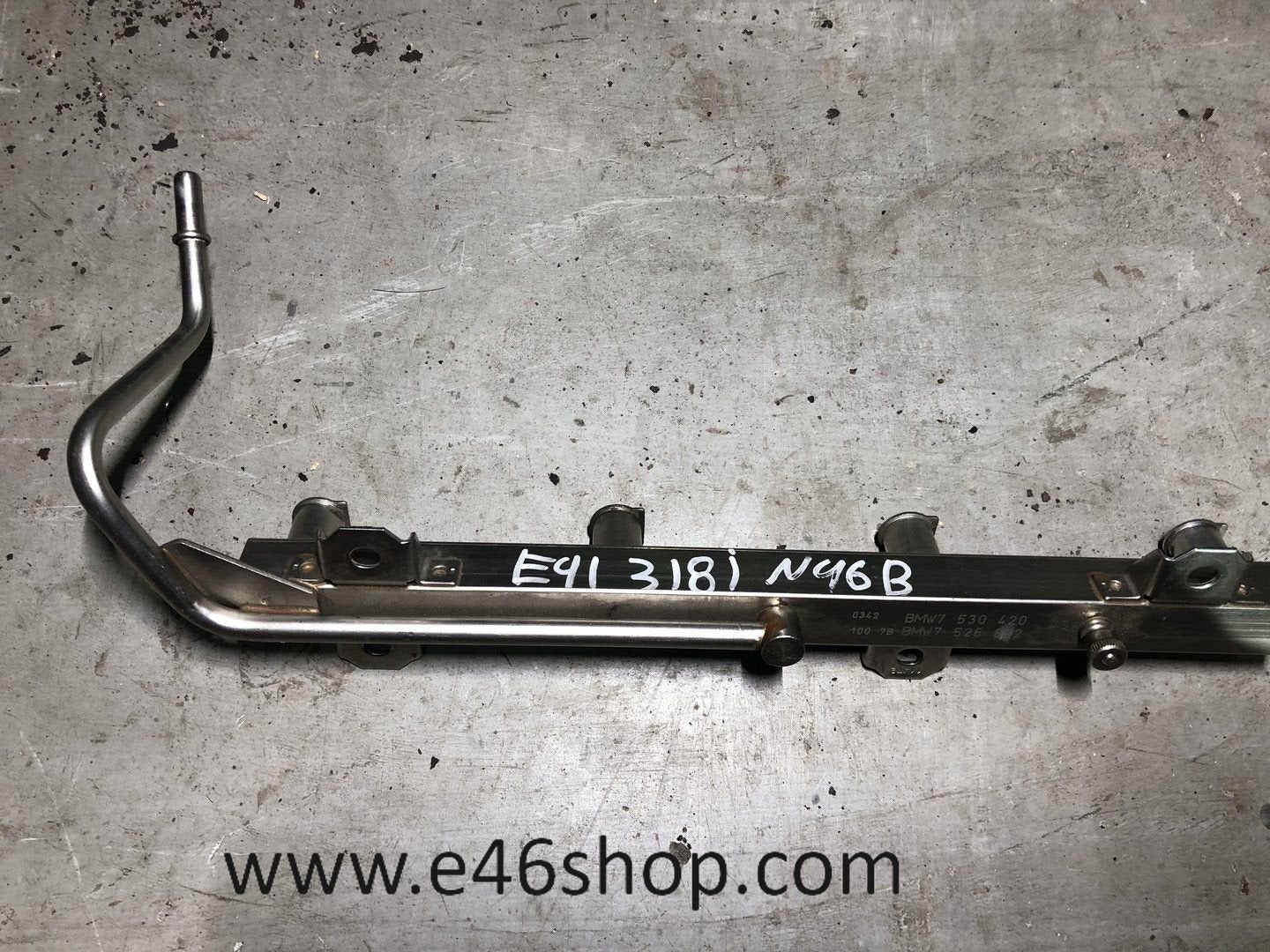 BRANDSTOFRAIL BMW E87 E90 E91 4 CILINDER BENZINE OE 7530420, Gebruikt, -, -, Ophalen of Verzenden