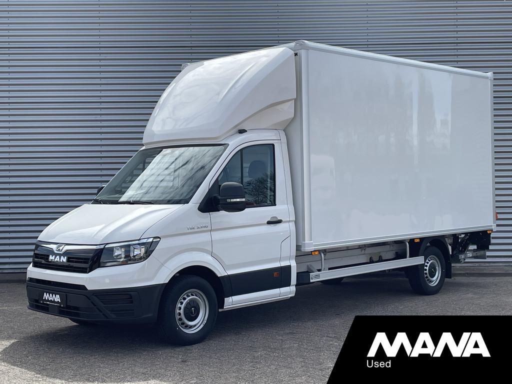 MAN TGE 3.140 140PK Nieuw Bakwagen Laadklep Airco Cruise PDC, Euro 6, Entreprise, 3 places, 2 portes