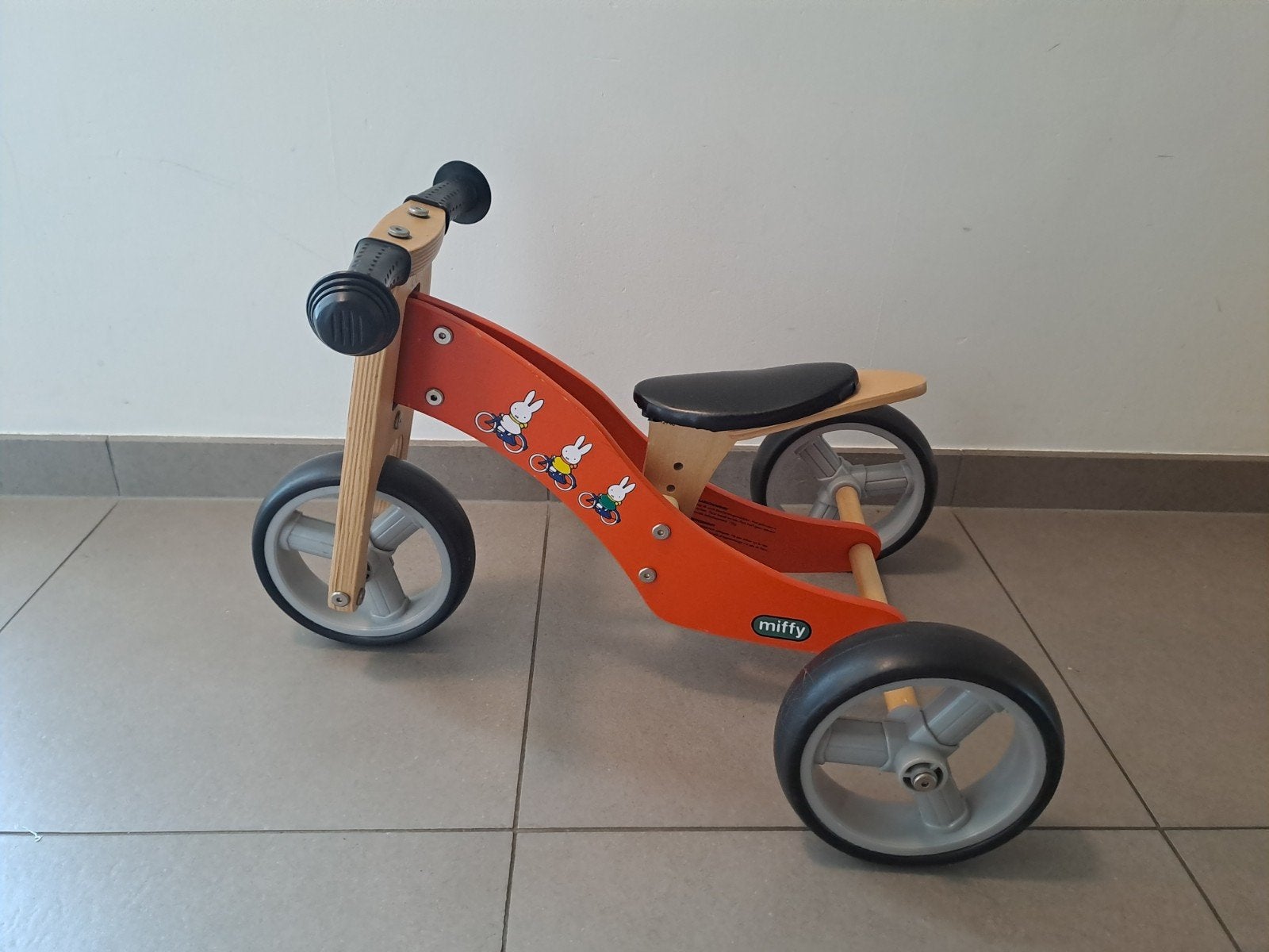 Houten loopfiets Nijntje, Ophalen, Zo goed als nieuw, Loopfiets