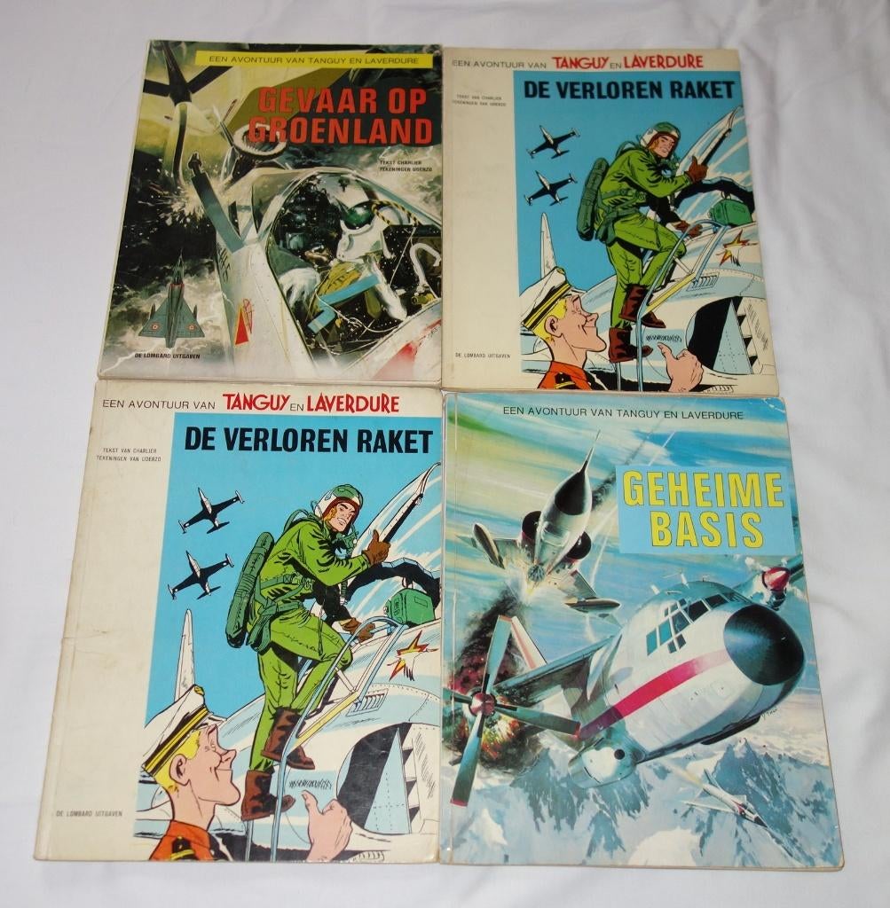 Verzameling strips Tanguy en Laverdure., Boeken, Stripverhalen, Gelezen, Meerdere stripboeken, Ophalen of Verzenden