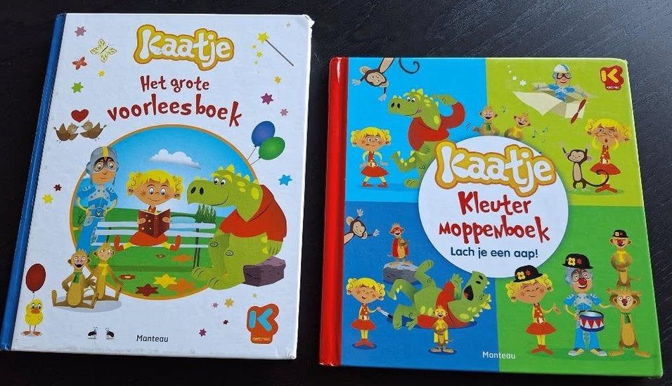 Kaatje - Ketnet, 3xboek :moppenboek,grote voorleesboek, Sint, Garçon ou Fille, Enlèvement, Utilisé, Contes (de fées)