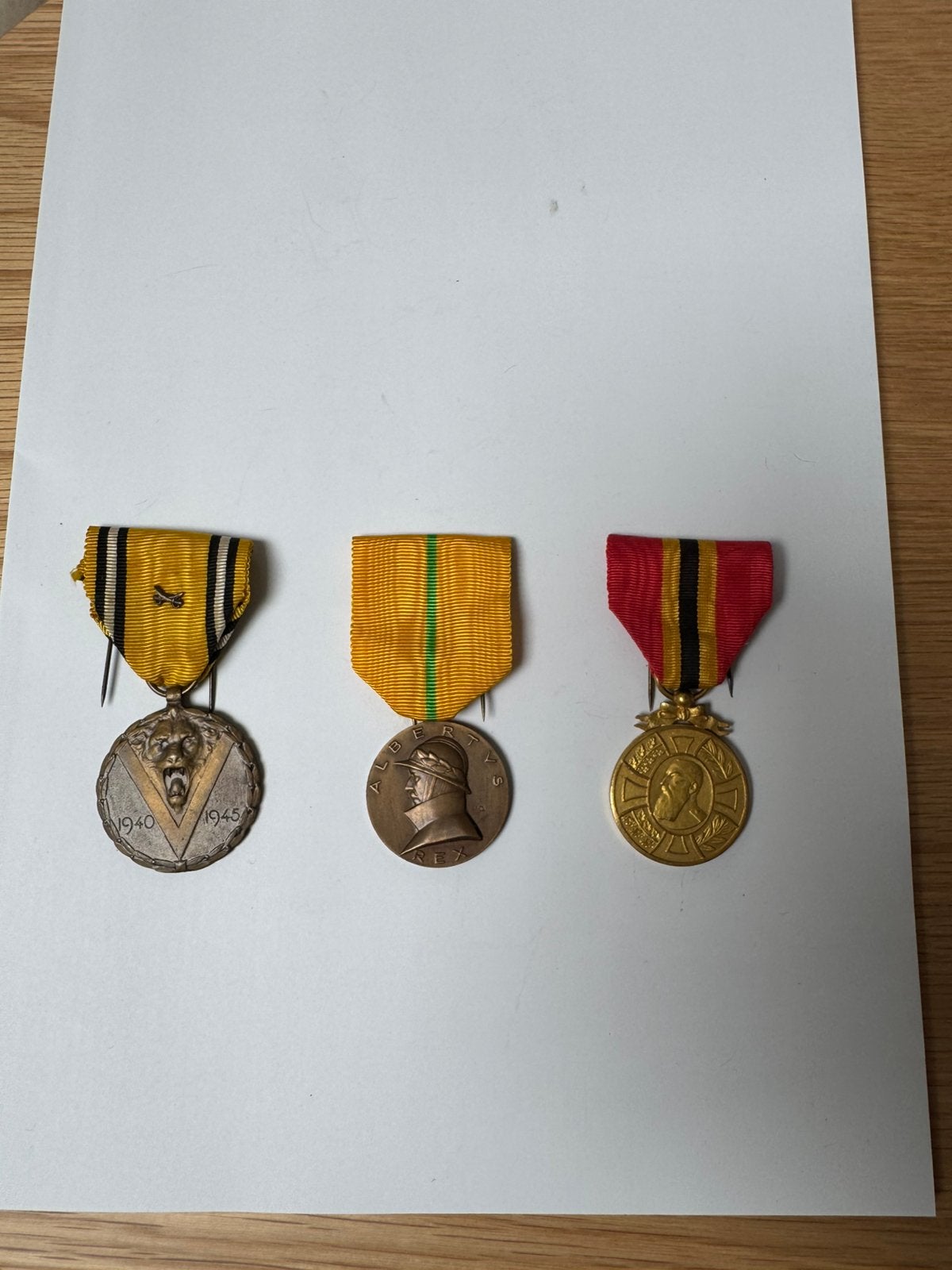 Belgische medailles, Verzamelen, Ophalen of Verzenden, Lintje, Medaille of Wings