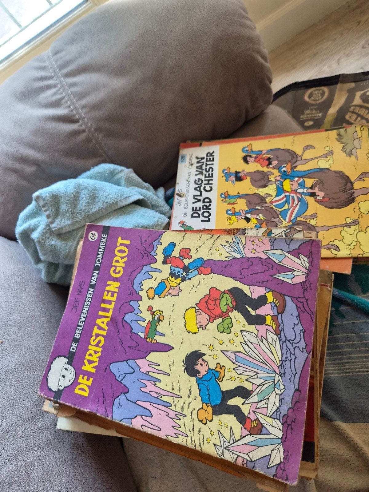 Lot de bandes dessinées anciennes (années 60-70) état d'usag, Enlèvement
