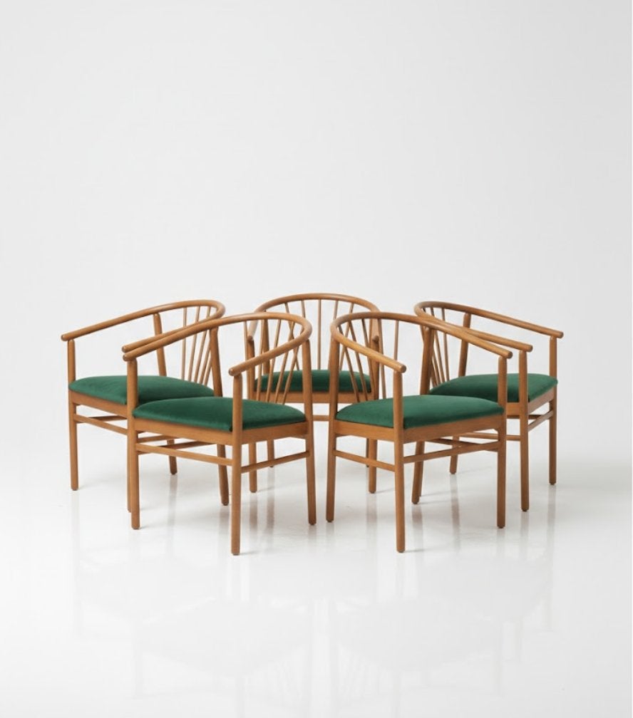 vintage deense stoelen, Ophalen, Gebruikt