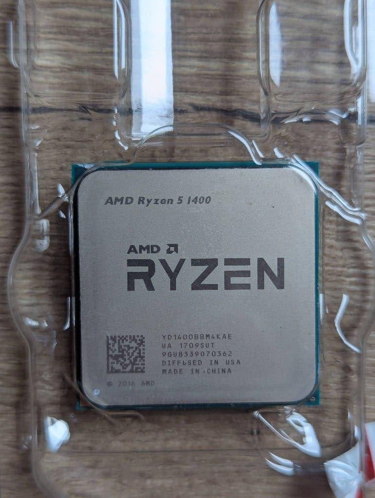 AMD Ryzen 5 1400 processor (AM4), Enlèvement ou Envoi, 4-core, AMD Ryzen 5, 3 à 4 Ghz