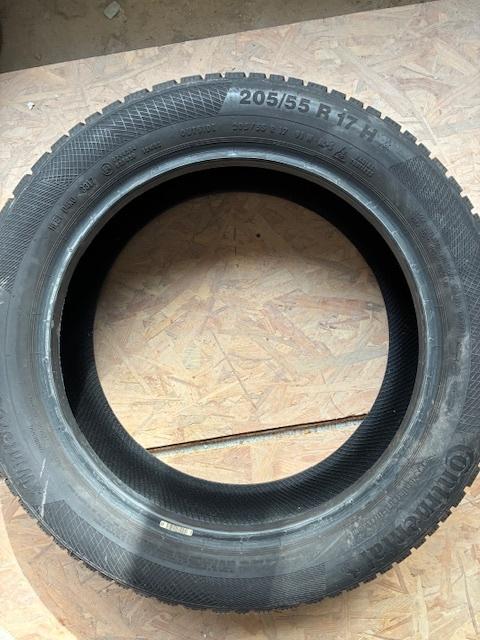 Set continental winterbanden 205/55  R17, Auto-onderdelen, Banden en Velgen, Ophalen, Gebruikt, 17 inch, Band(en)