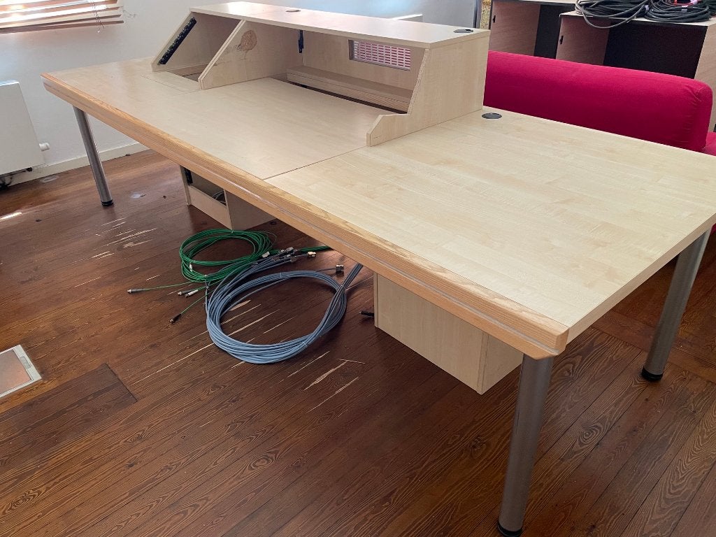 Studio meubel voor mengtafel, schermen en 19" apparatuur, Audio, Tv en Foto, Professionele apparaten, Ophalen