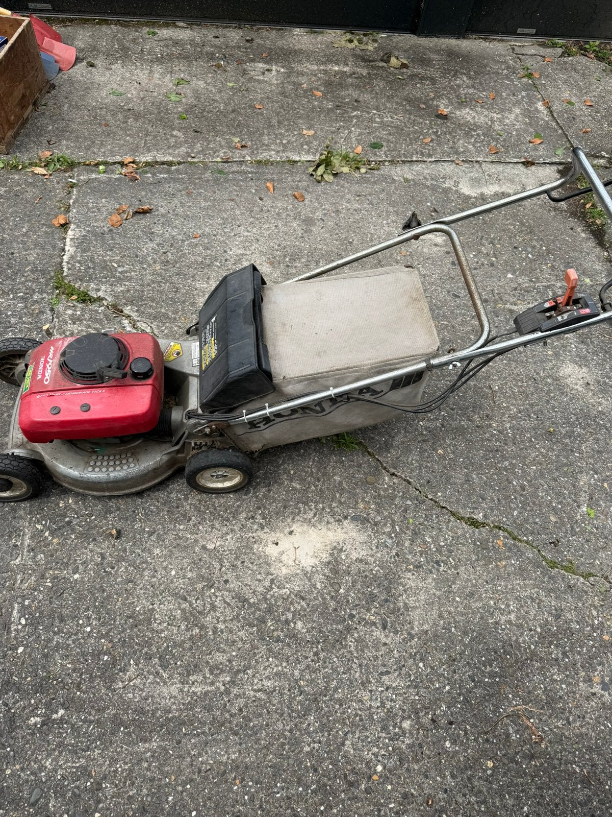Honda Grasmaaier ( benzine ), Ophalen, Gebruikt, 50 cm of meer, Opvangzak