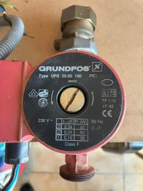 Circulatie pomp, Enlèvement
