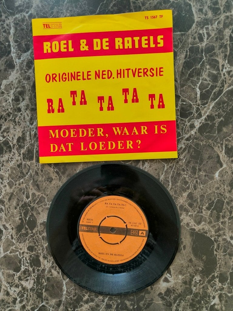 Roel & de ratels ' ra ta ta ta ta/Moeder ,waar is dat loeder, CD & DVD, Vinyles | Néerlandophone, Enlèvement ou Envoi, Utilisé
