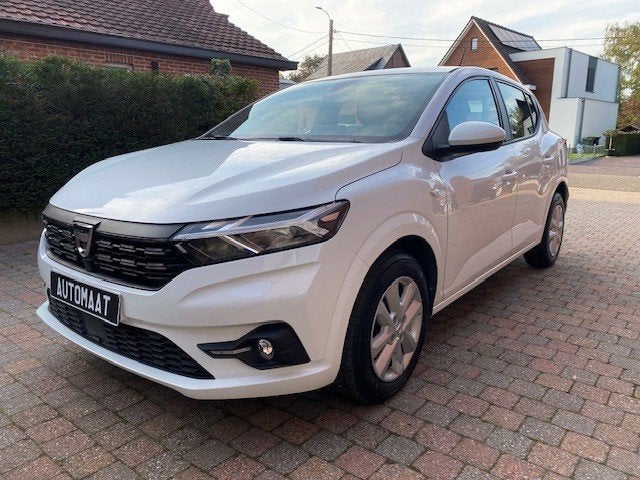 DACIA SANDERO/AUTOMAAT/BENZINE/PRIMA STAAT, Auto's, 4 deurs, Stof, Wit, Bedrijf