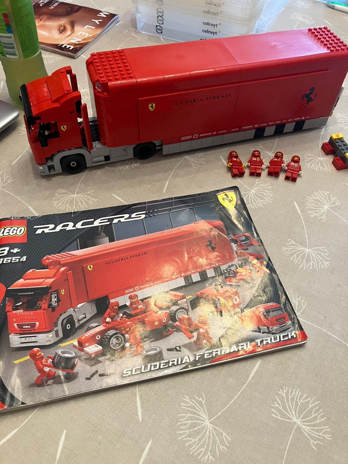 Lego 8654 racers scuderia ferrari truck, Enlèvement, Utilisé, Lego, Racers