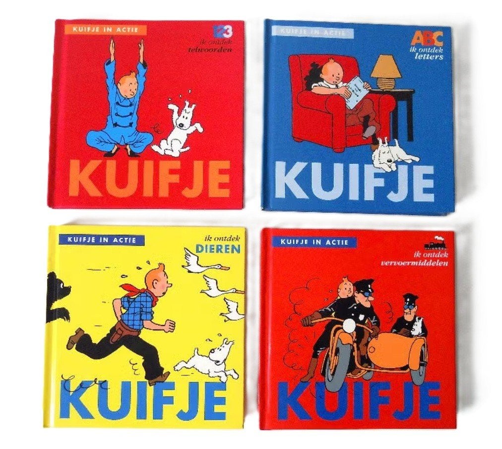 Boeken "Kuifje in actie", Garçon ou Fille, Livre à déplier, Comme neuf, Hergé