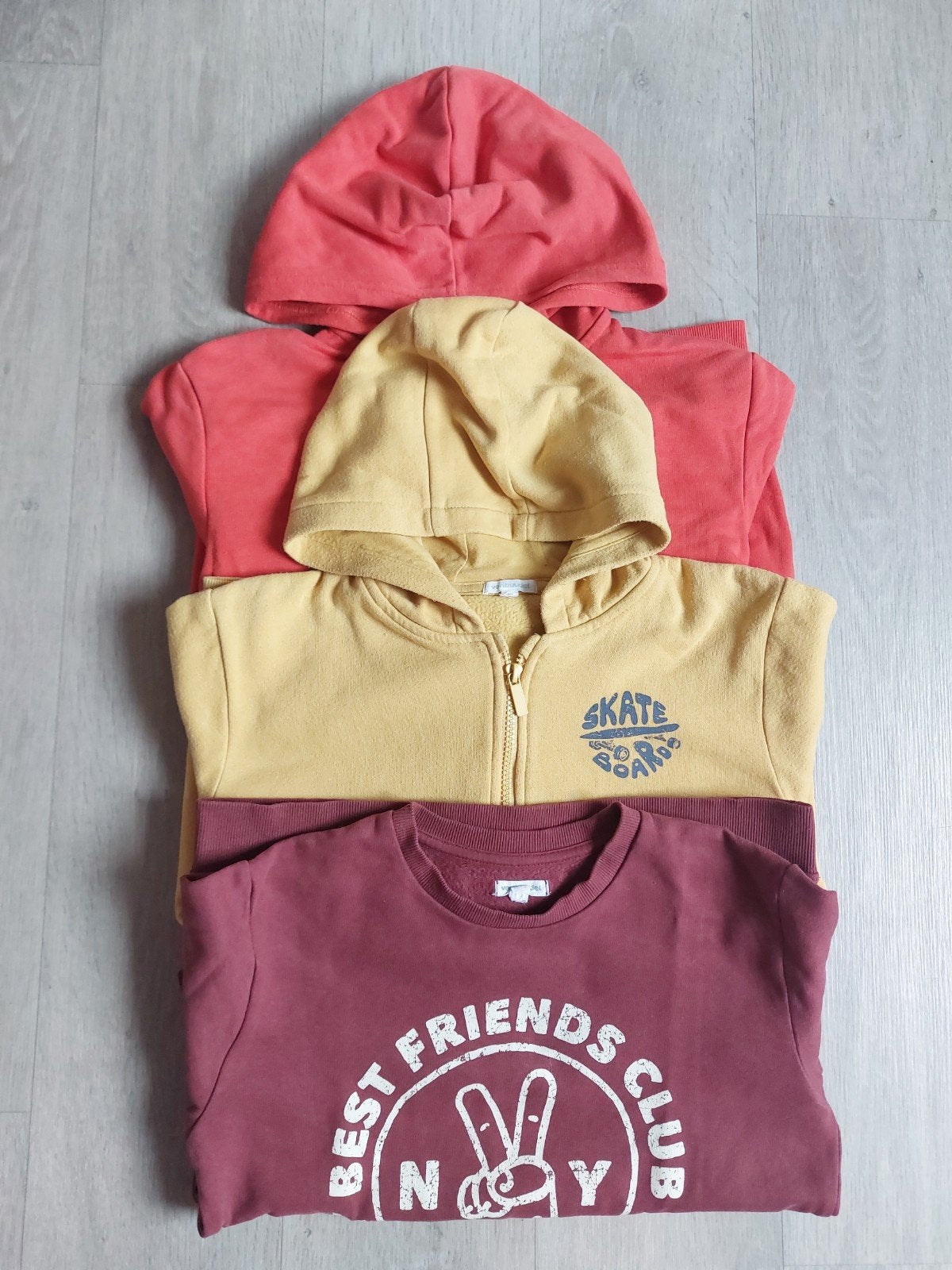 Set van 3 truien maat 10 jaar, Garçon, Pull ou Veste, Comme neuf, Okaïdi
