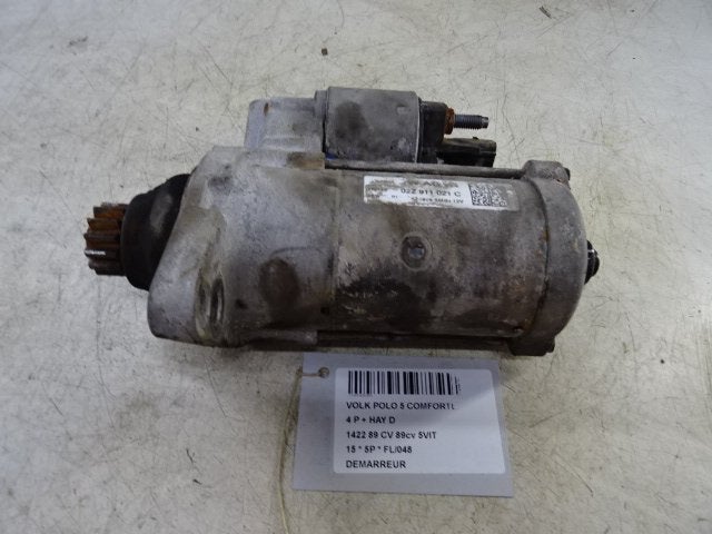 DÉMARREUR Volkswagen Polo V (6R) (02Z911021C), Utilisé, Volkswagen