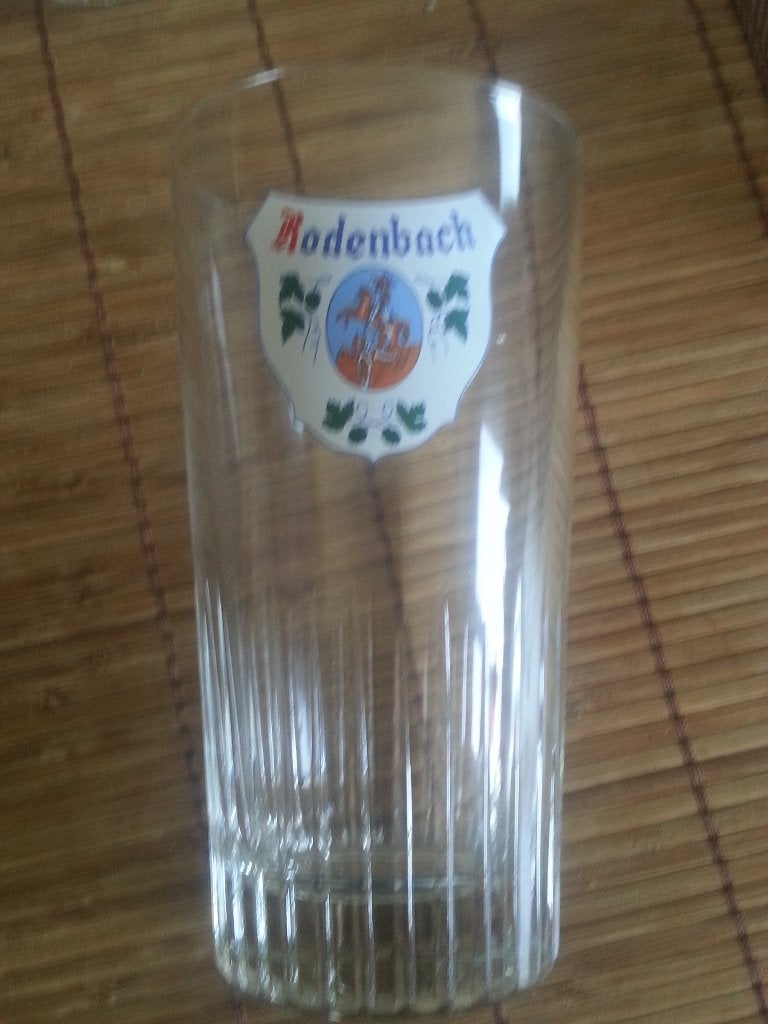 Rodenbach glazen / retro, Verzamelen, Ophalen, Zo goed als nieuw, Bierglas