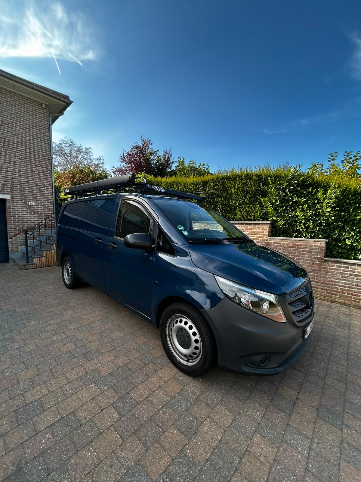 Mercedes Vito 116 CDI L2 163 pk, Euro 6, 2000 kg, Blauw, Particulier