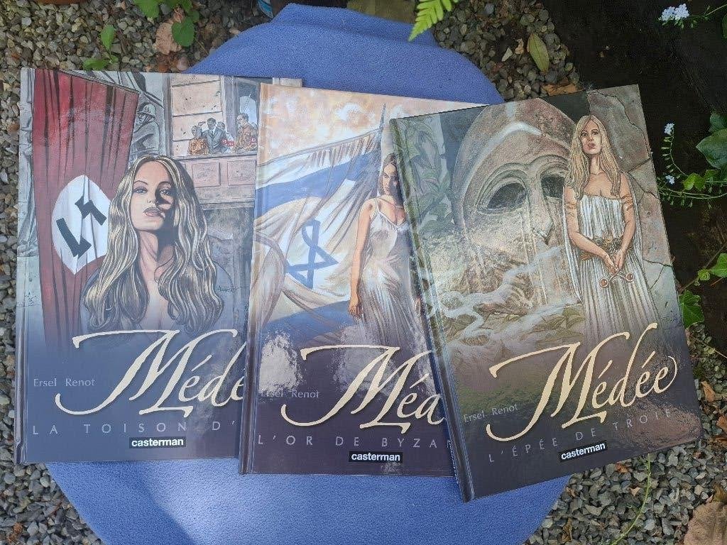 MEDEE TOMES 1 à 3 SERIE COMPLETE TBE TOUS EO, Boeken, Stripverhalen, Zo goed als nieuw, Complete serie of reeks, Ophalen of Verzenden