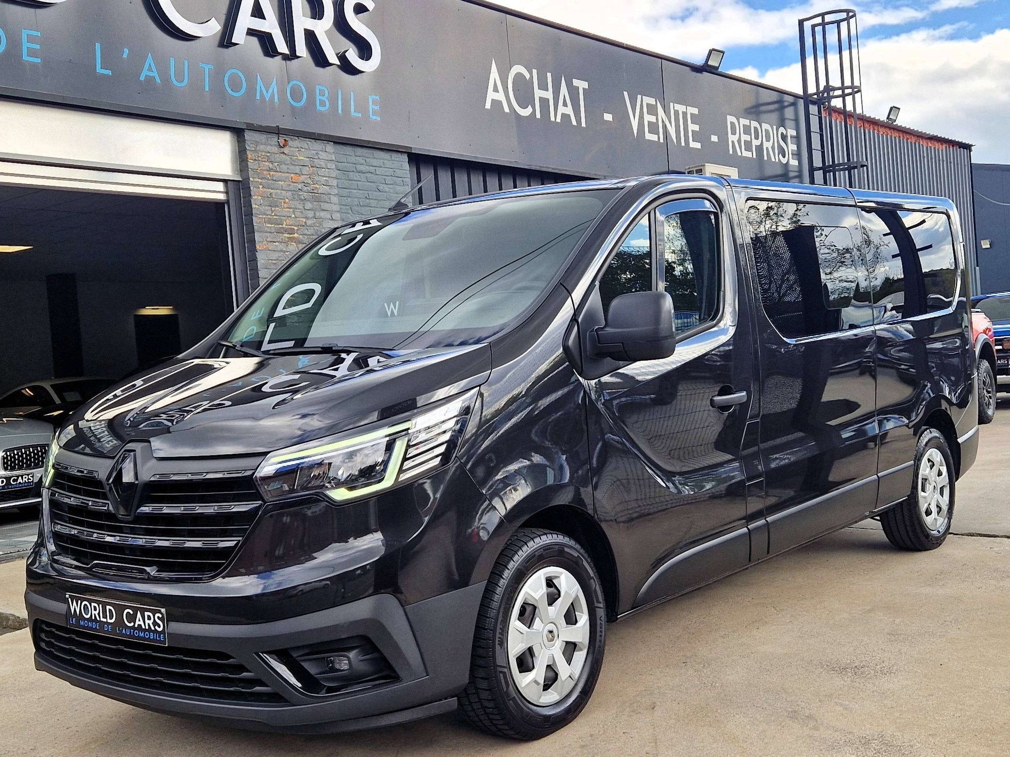Renault Trafic 2.0 Blue dCi EDC - BOITE AUTO - 8 PLACES - TV, Autos, Entreprise, Autre carrosserie, 191 g/km, Diesel