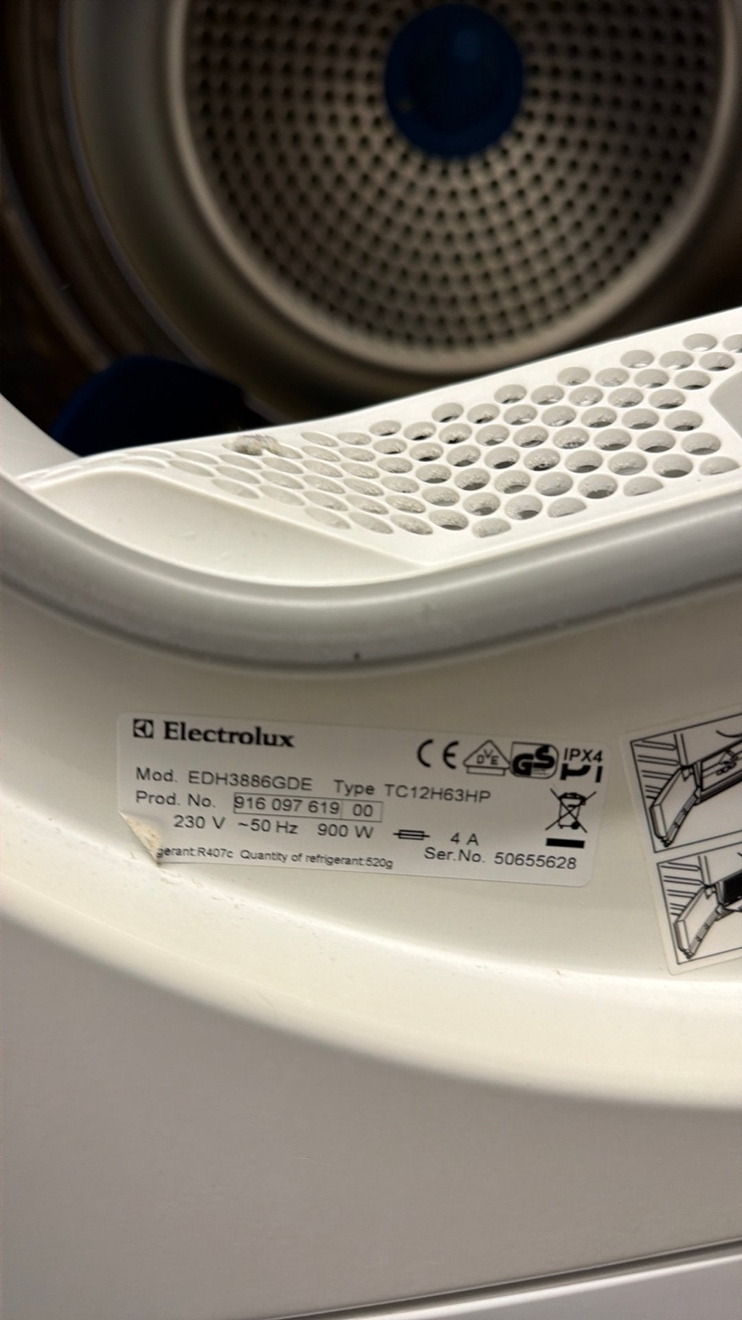 Droogkast electrolux, Electroménager, Sèche-linge, Enlèvement, Comme neuf