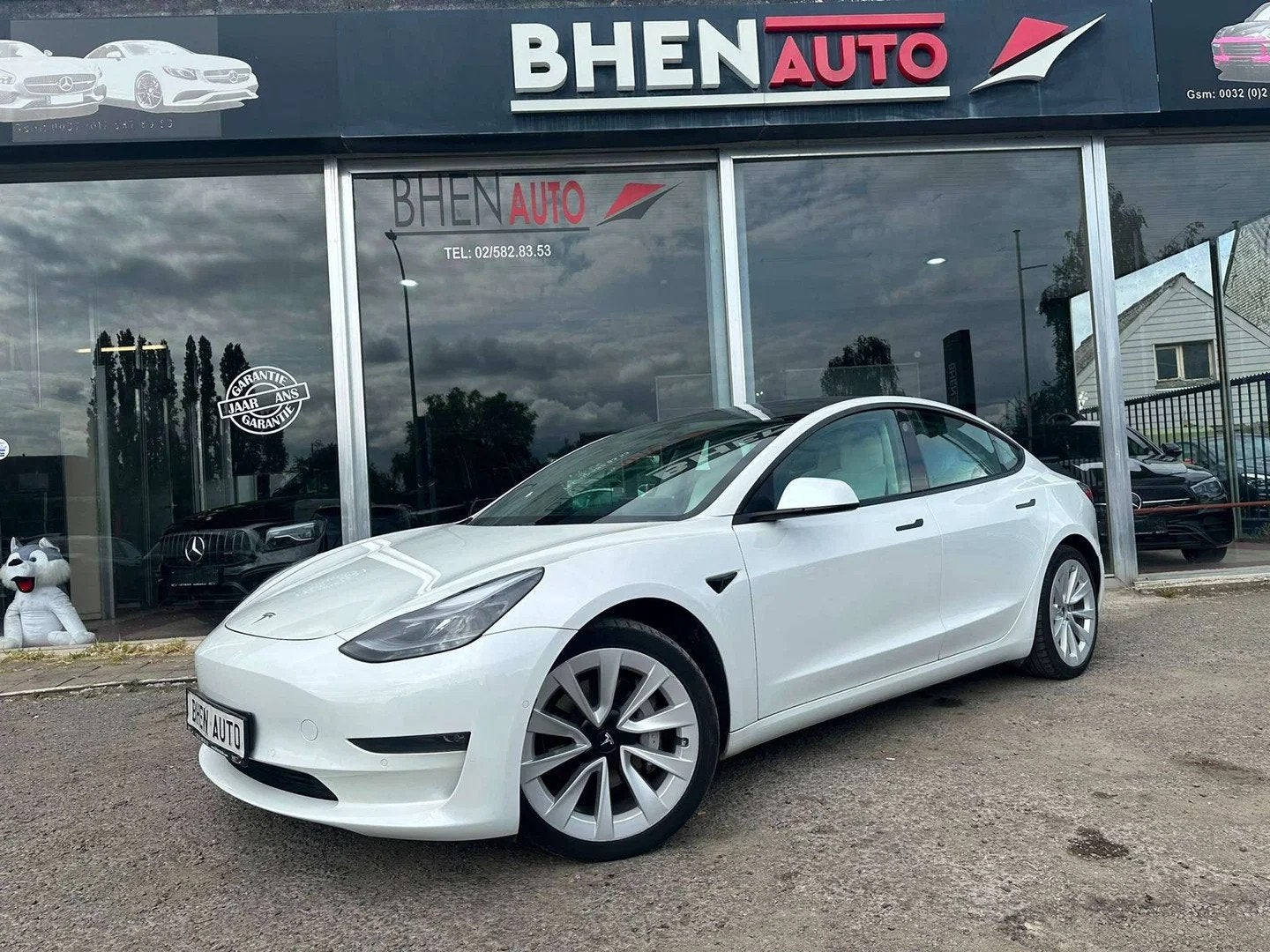 Tesla Model 3 78 kWh AWD Long Range Dual Motor (366kW), Automaat, Gebruikt, Lichtsensor, Te koop