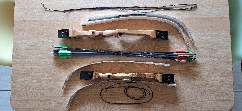 2x Core archery bogen 18 lbs en 30lbs, Sports & Fitness, Tir à l'arc, Enlèvement, Comme neuf, Arc recurve