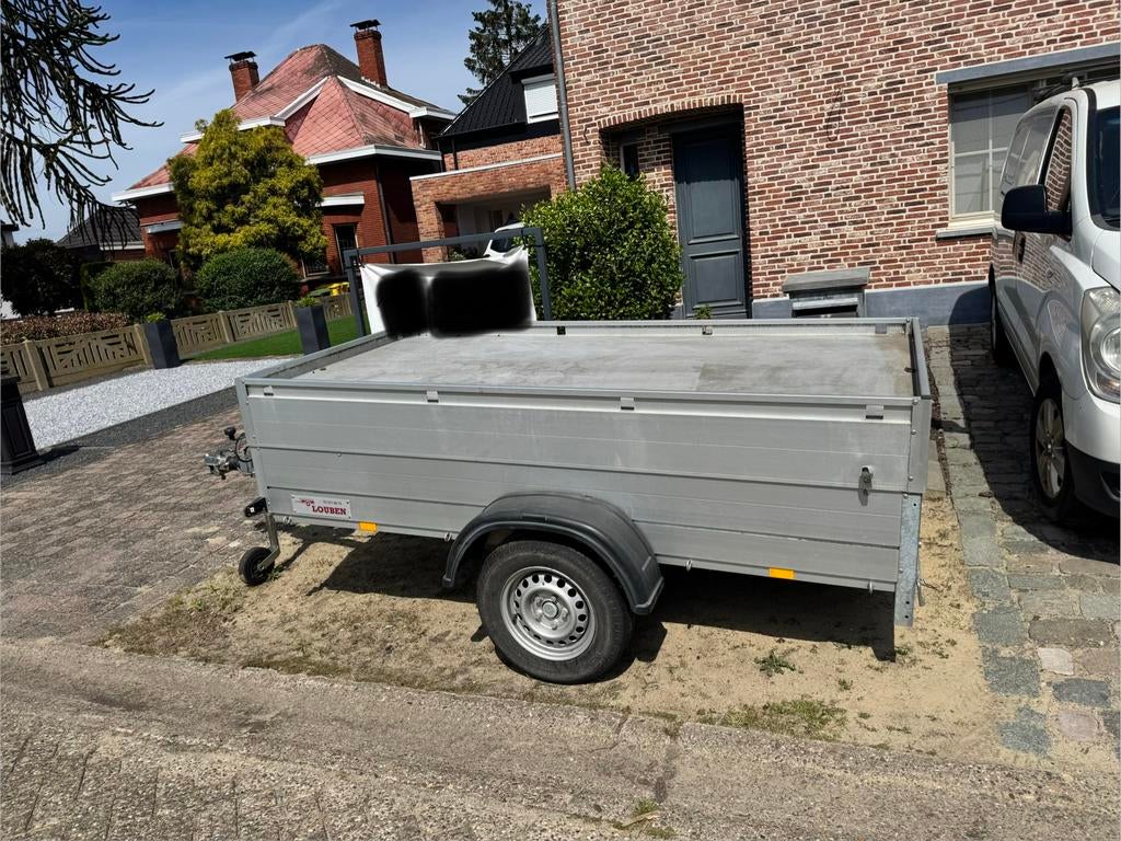 Anssems aanhang- bagagewagen MTM 1200kg, Autos : Divers, Remorques, Enlèvement, Comme neuf
