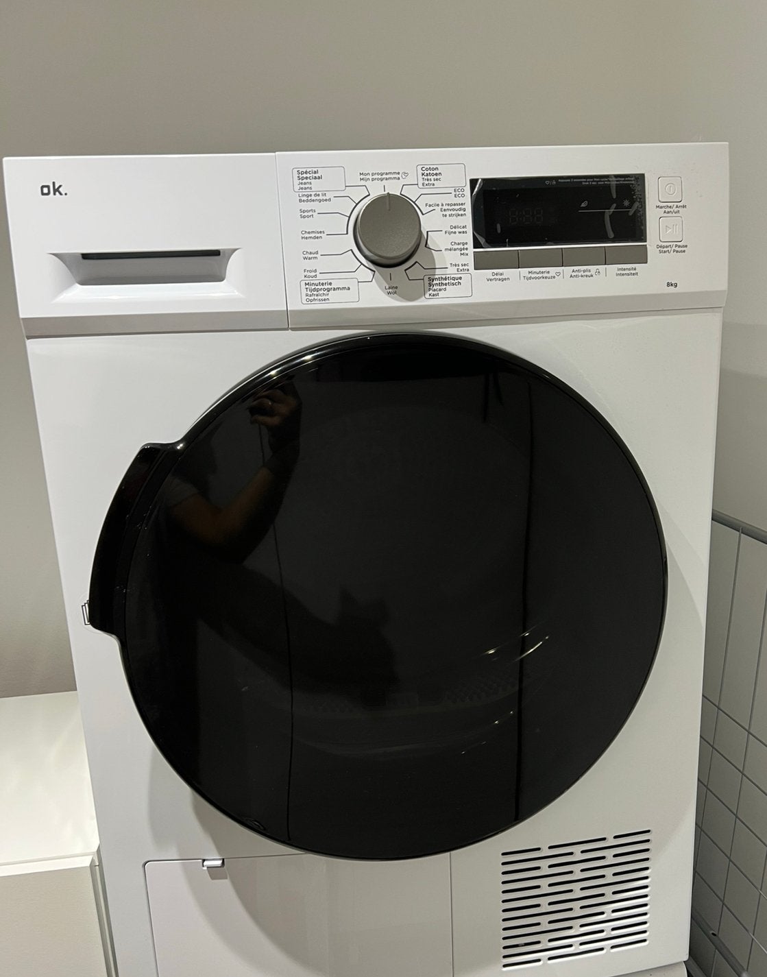 D'ACCORD. Sécheur à pompe à chaleur — Comme neuf, Electroménager, 85 à 90 cm, Enlèvement, 8 à 10 kg, Comme neuf