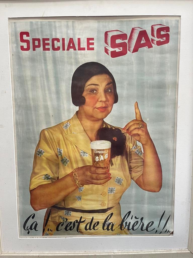 Lithografie Speciale Sas, Ophalen, Gebruikt, Reclamebord