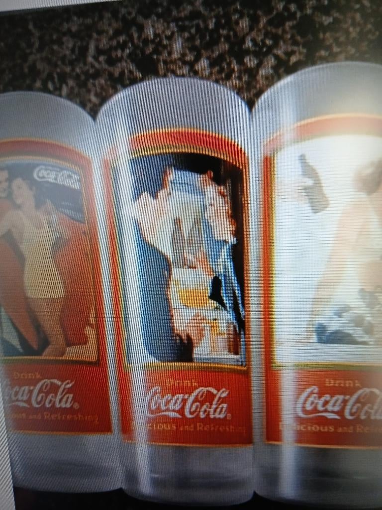 Cola glazen 6stuks limited edition nieuw!, Verzamelen, Ophalen of Verzenden, Nieuw, Frisdrankglas