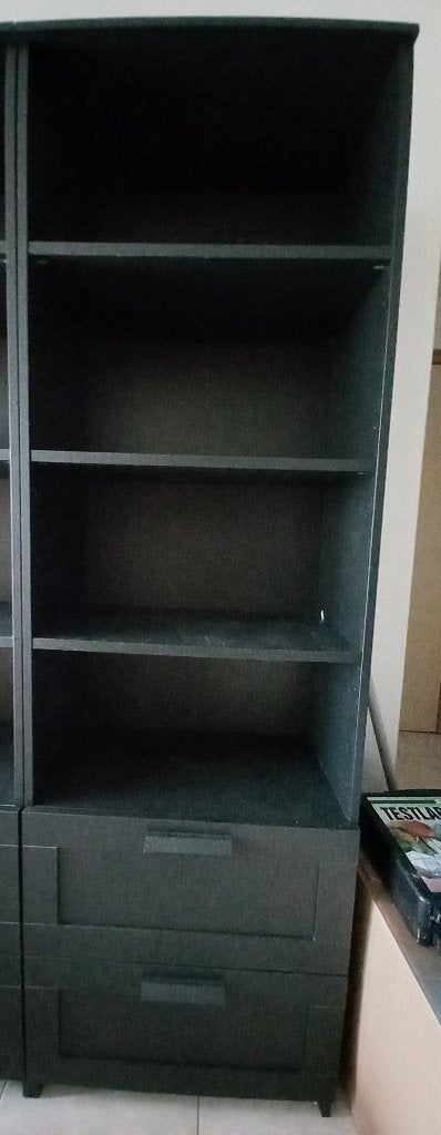 Boekenkast Brimnes, Ophalen, Gebruikt, Met lade(s)