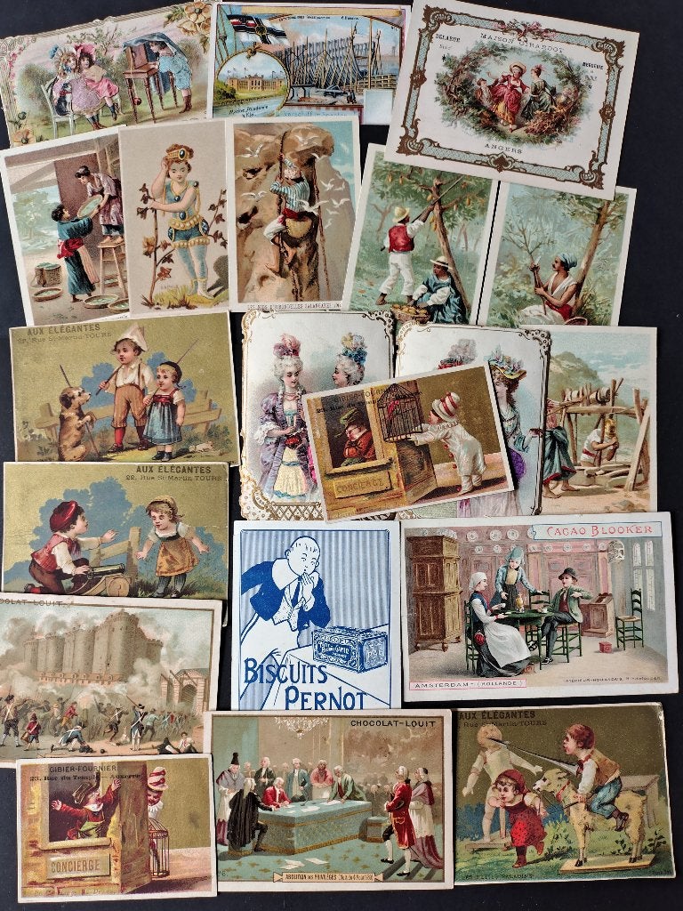 Antieke chromo's, Verzamelen, Gebruikt, Ophalen of Verzenden, Voor 1940, Prent