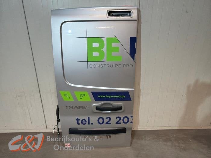 Portière arrière camionnette d'un Renault Trafic, Renault, -, 3 mois de garantie, Utilisé