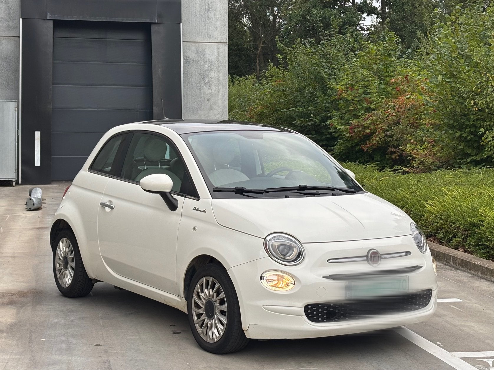 FIAT 500 2022 53.000KM 1.0 BENZINE/ELEKTRISCH EURO6B, Auto's, Leder en Stof, Wit, Handgeschakeld, Te koop