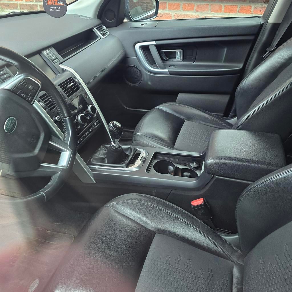 Land rover discovery sport, Autos, Cuir, Boîte manuelle, Discovery Sport, Noir