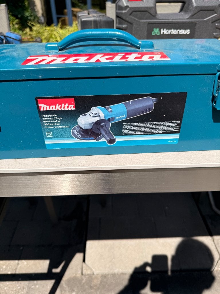 Slijpschijf 125 in koffer, Doe-het-zelf en Bouw, Ophalen, Gebruikt, 1000 watt of meer, Rechte handslijpmachine