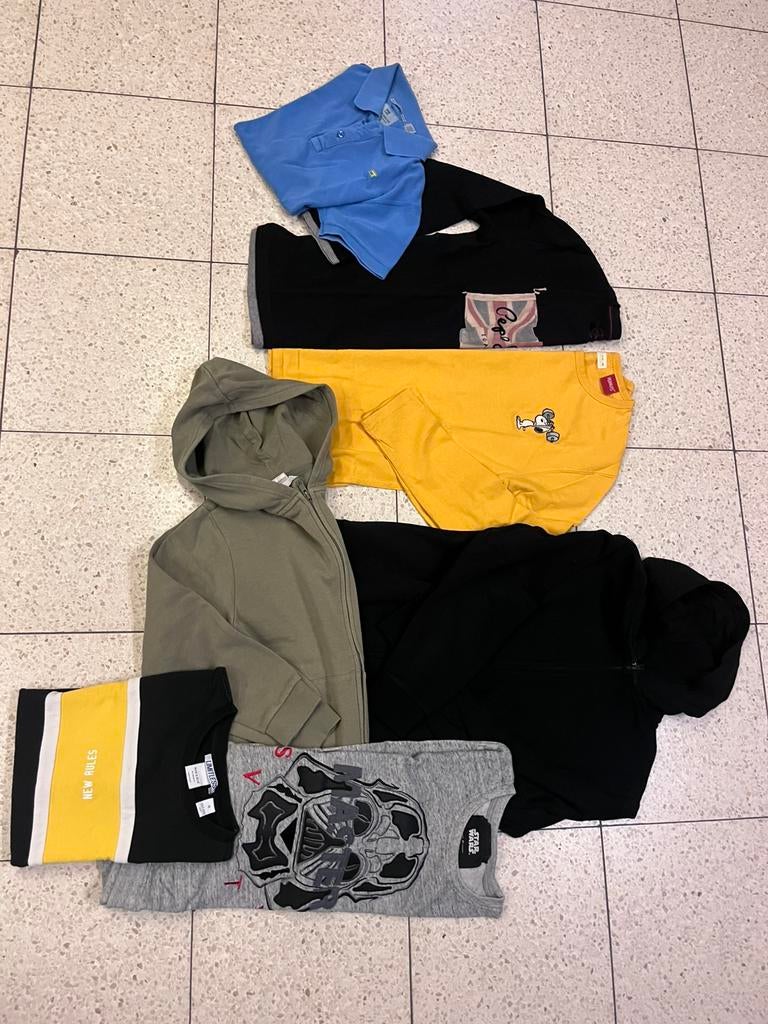 Paquet 10/12 ans 7 pièces, Enlèvement ou Envoi, Utilisé, Garçon ou Fille, Chemise ou À manches longues