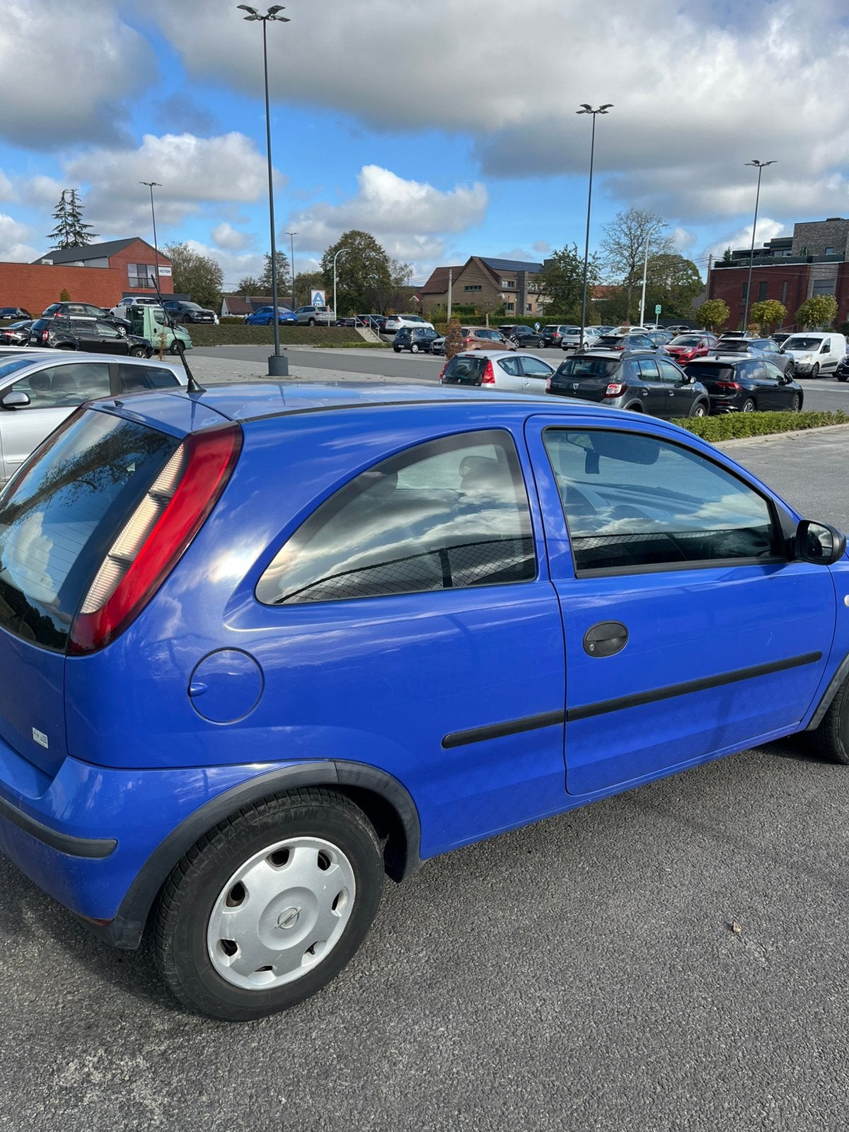 Opel Corsa C 2006, Auto's, Stof, Zwart, Blauw, 3 cilinders