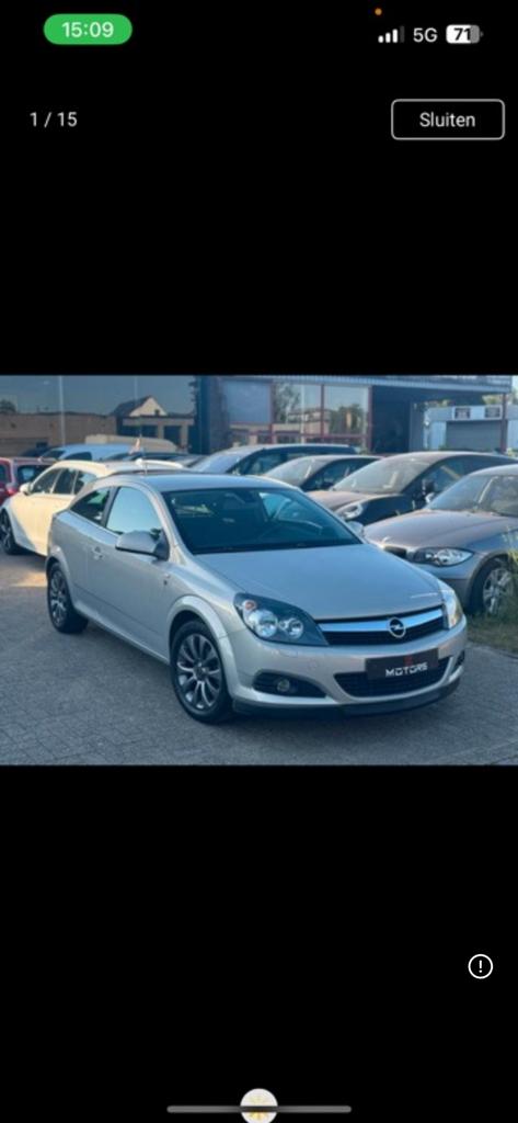 Opel Astra gtc export, Auto's, Stof, Overige kleuren, Handgeschakeld, Particulier