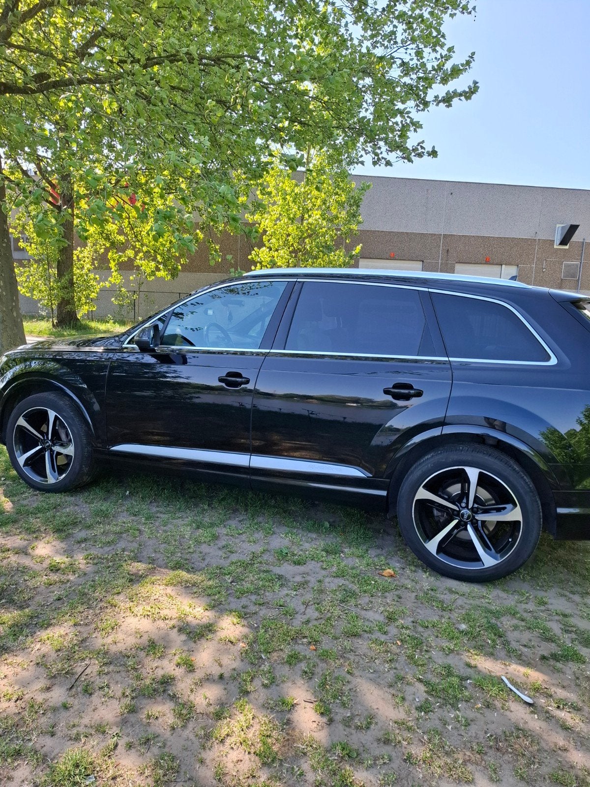 te koop Audi Q7 2018, Auto's, Automaat, Zwart, Diesel, Q7