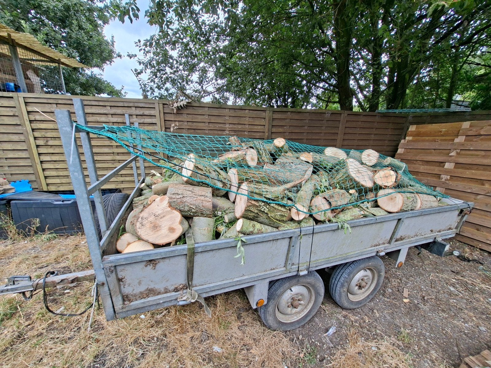 brandhout, Enlèvement