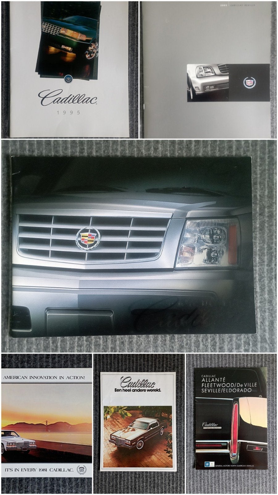 brochures Cadillac, Boeken, Auto's | Folders en Tijdschriften, Ophalen of Verzenden, Zo goed als nieuw, Overige merken
