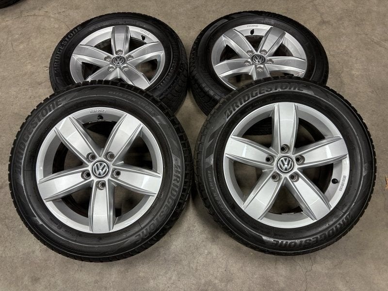 16 inch originele Corvara velgen + Bridgestone winterbanden, Pneus et Jantes, Pneus hiver, 16 pouces, -
