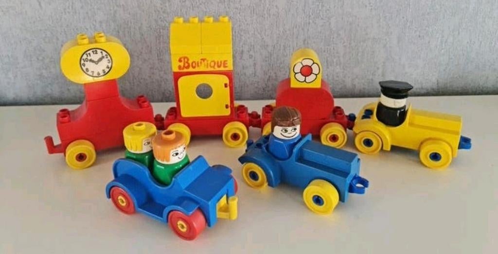 Vintage duplo : voertuigen, Kinderen en Baby's, Ophalen of Verzenden, Duplo