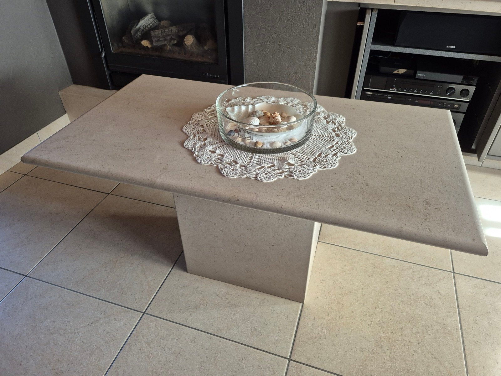 Salontafel natuursteen, Huis en Inrichting, Ophalen
