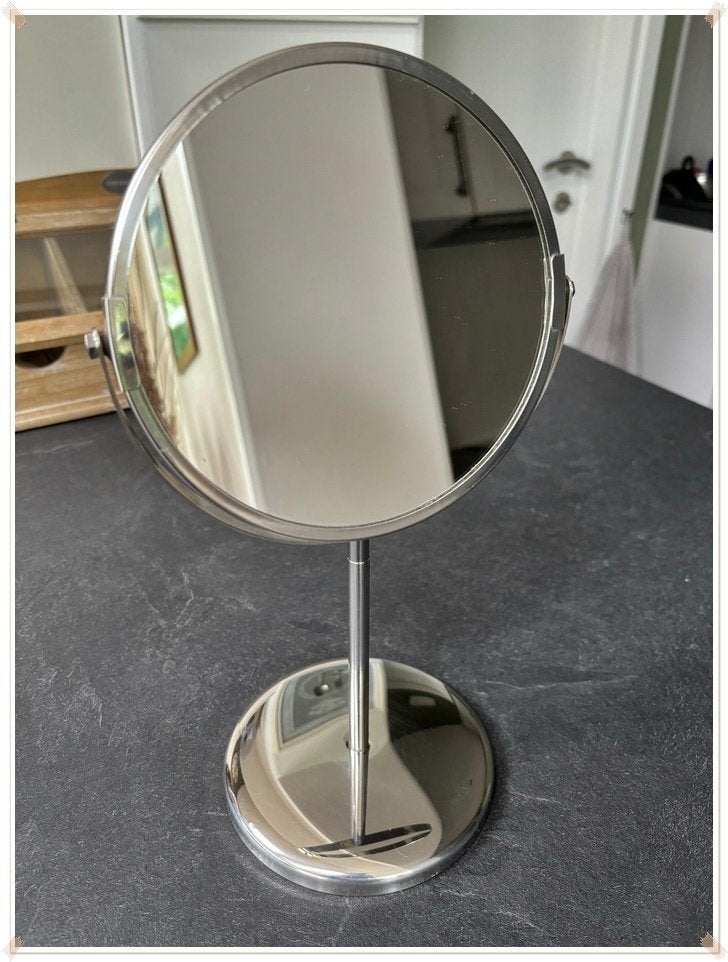 IKEA TRENSUM - MIROIR DOUBLE FACE SUR PIED, Enlèvement ou Envoi, Comme neuf, Tout le visage, Autres types