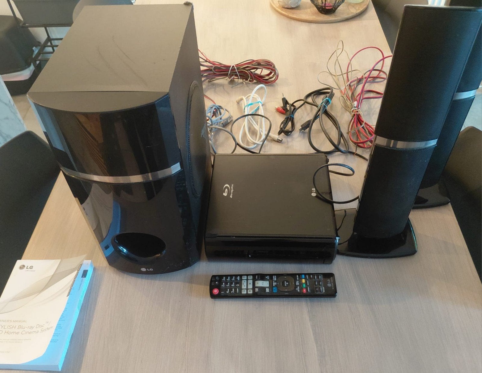 lg Dvd home cinema systeem, Blu-ray-speler, Ophalen, Overige merken, Gebruikt